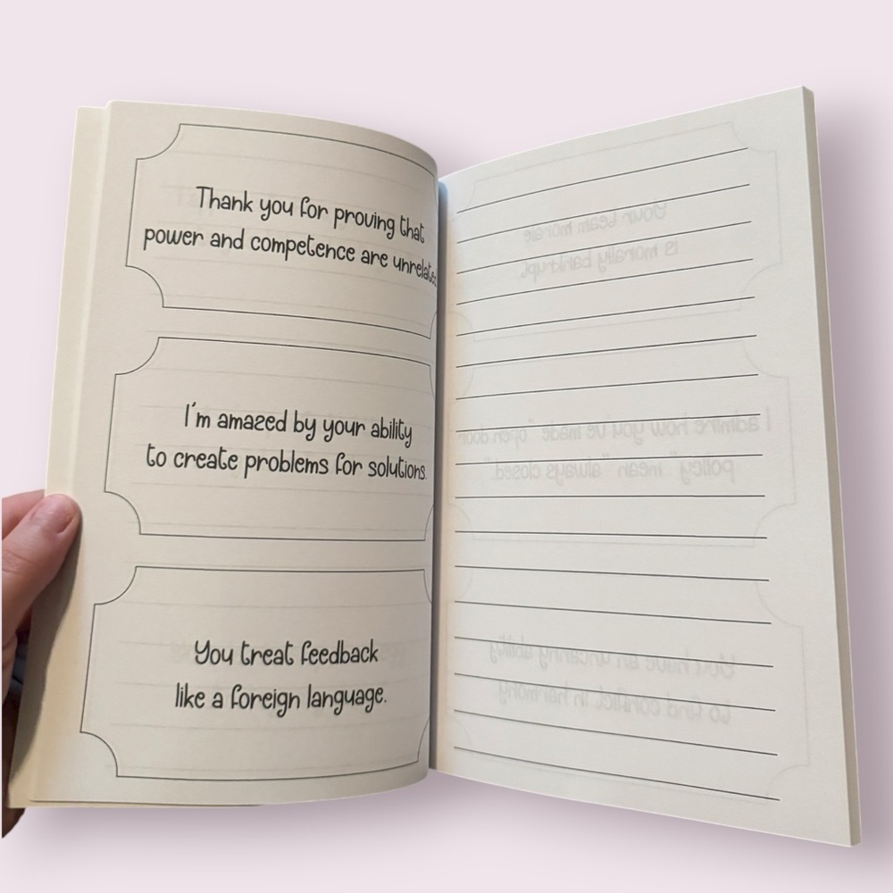 HR Approved Ways to Tell Coworkers They’re Stupid Notebook NWT - Picture 7 of 7
